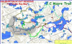 Key Map - J C Moore Trail